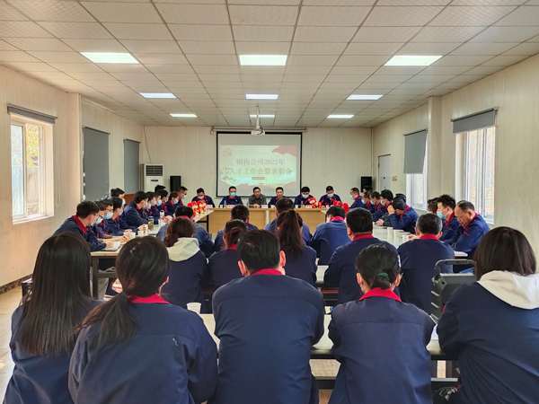 鋼構(gòu)公司召開2022年人才工作會暨表彰會 鋼構(gòu)公司召開2022年人才工作會暨表彰會