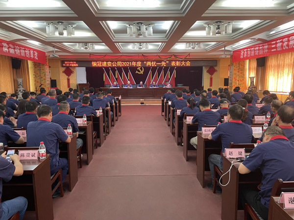 公司召開(kāi)“兩優(yōu)一先”表彰大會(huì) 公司召開(kāi)“兩優(yōu)一先”表彰大會(huì)