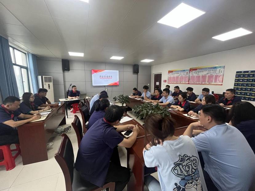 建材公司開展QC管理、質(zhì)量管理知識培訓(xùn)